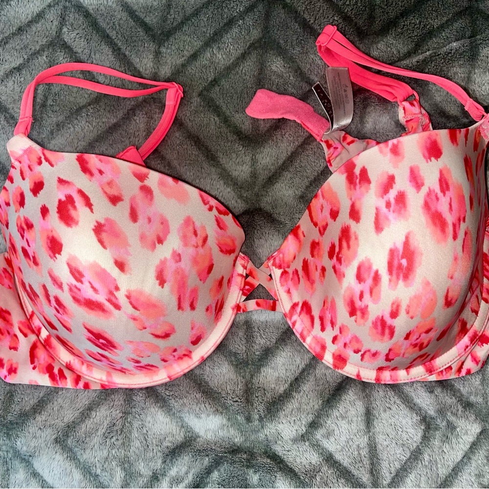 Victoria's Secret Pink Animal Print Bra